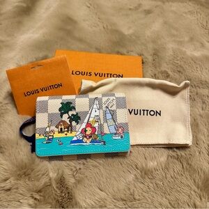 LOUIS VUITTON Rosalie Coin Purse N40506 Vivienne In Damier Azur 2023 Collection